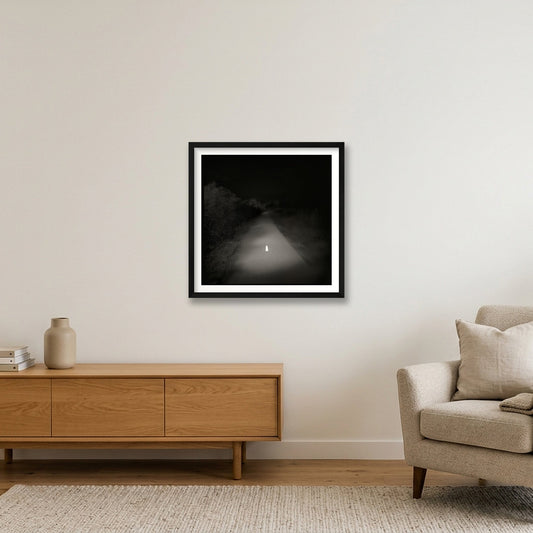 Fernando Flores Huecas – Serendipia II — 50×50cm, 20×20" Black Frame