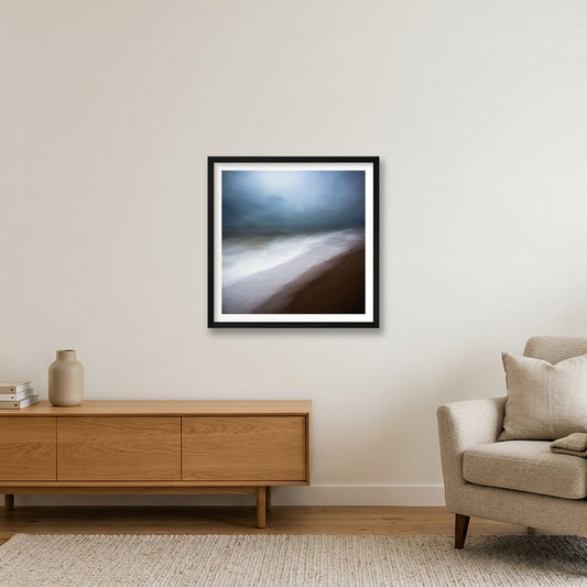 Mark Cornick – Blue Horizon — 50×50cm, 20×20" Black Frame