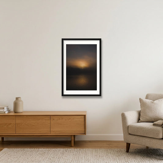 Jonas Raagaard – Damhus lake, Copenhagen — 40×60cm, 16×24" Black Frame