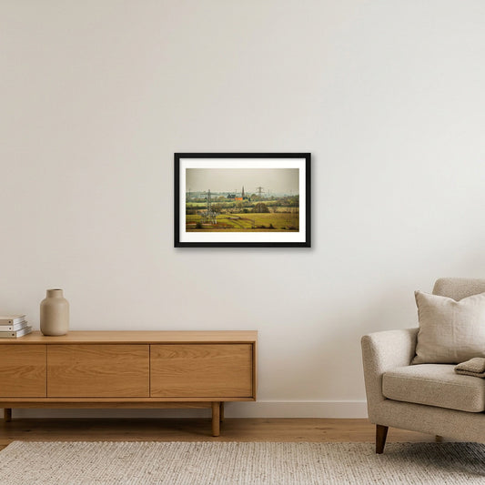 Katie Edwards – March of Time — 45×30cm, 18×12" Black Frame