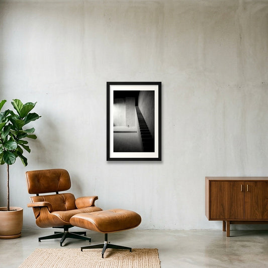 Yoshimitsu Sakamoto – The still of the night — 30×45cm, 12×18" Black Frame