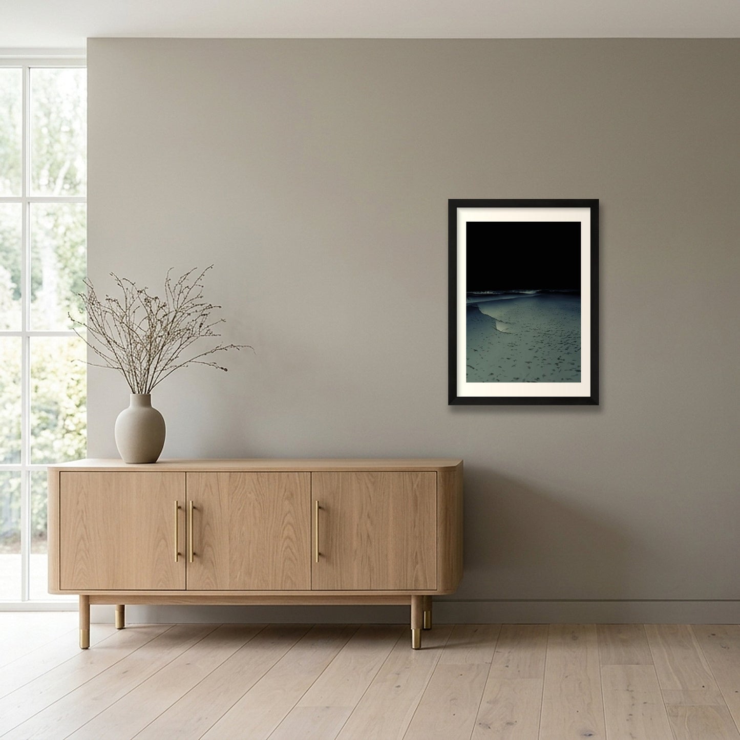Maya Shatrovsky – Alone Again — A3 (30×42cm, 12×17") Black Frame