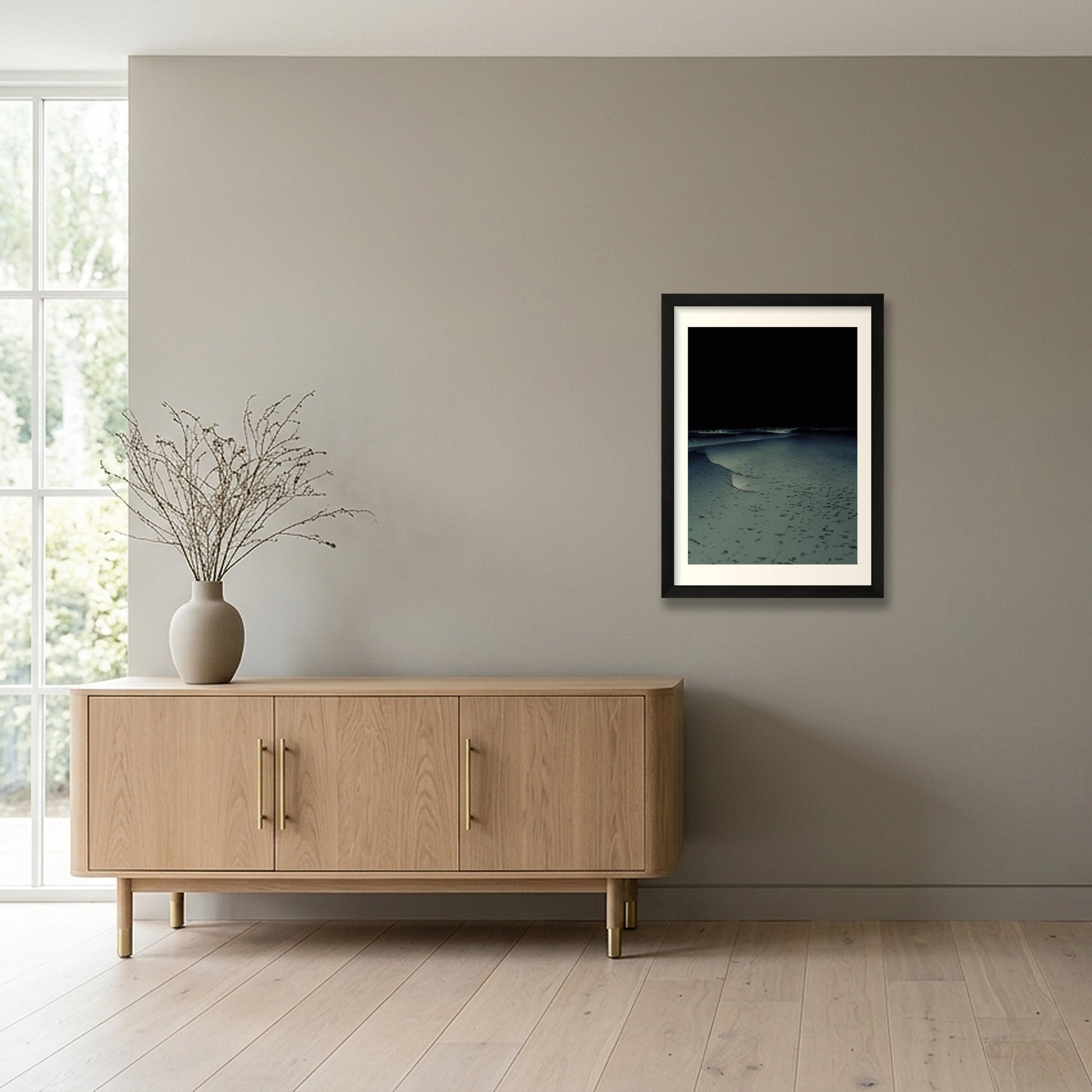 Maya Shatrovsky – Alone Again — A3 (30×42cm, 12×17") Black Frame