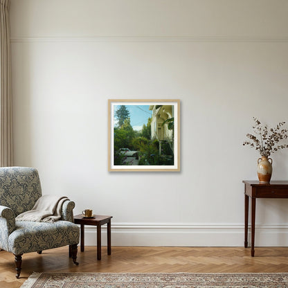 Kate Anderson – Hiding in Plain Sight — 40×40cm, 16×16" Oak Frame