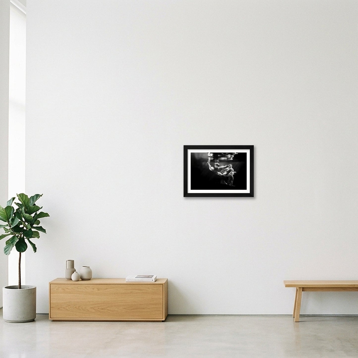 Bree Friesen – Underwater — A4 (30×21cm, 12×8") Black Frame