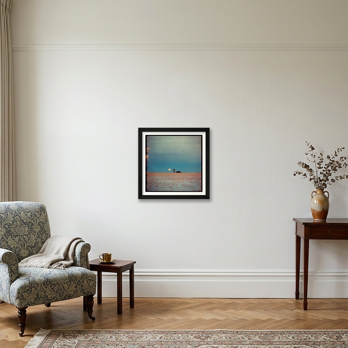 Dustin Veitch – Because There's No Planet B — 30×30cm, 12×12" Black Frame