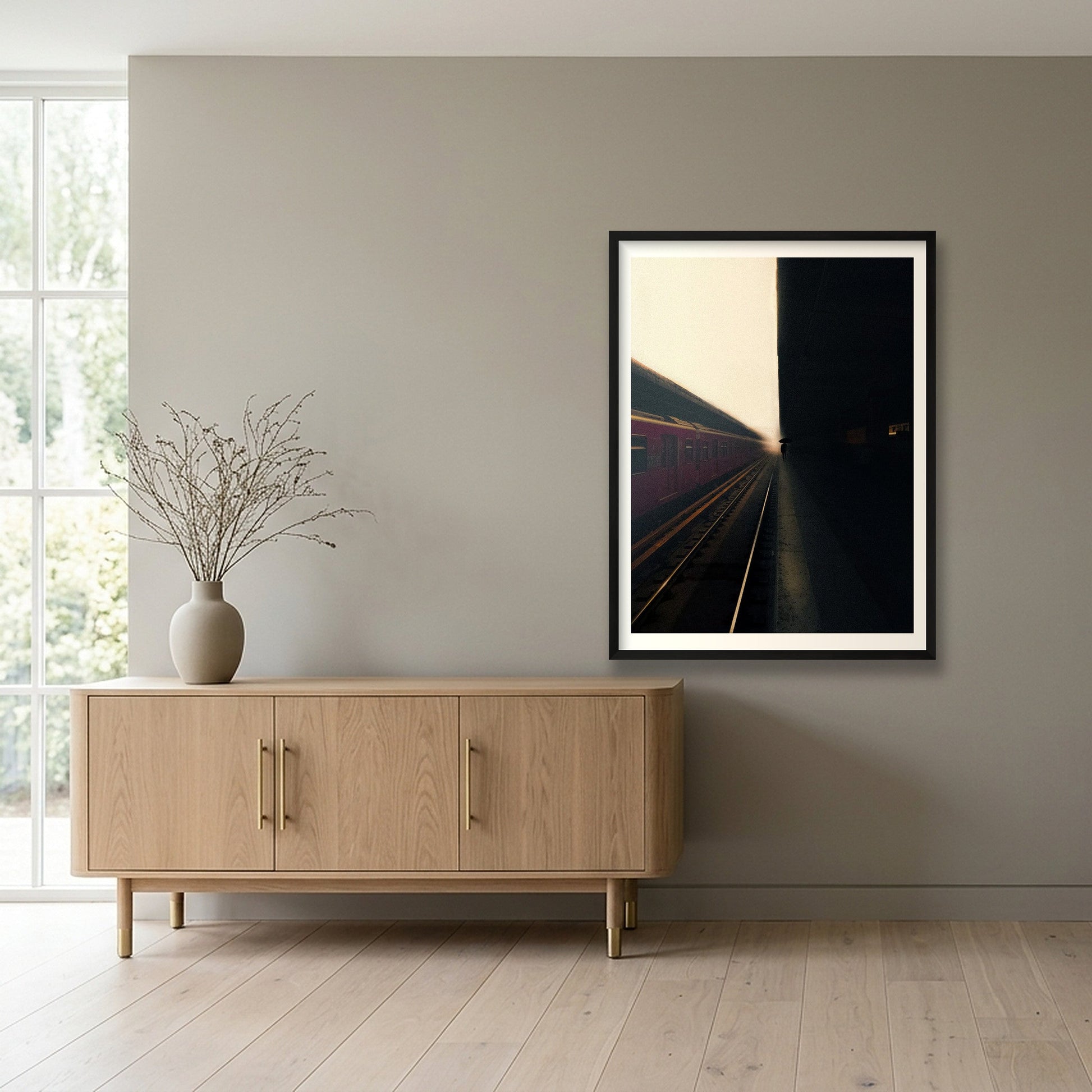 Sina Eivari – Expectation — 60×80cm, 24×31" Black Frame