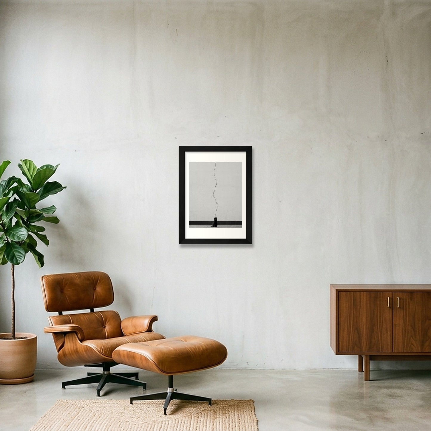 Ali Zolghadri – Untitled — A4 (21×30cm, 8×12") Black Frame