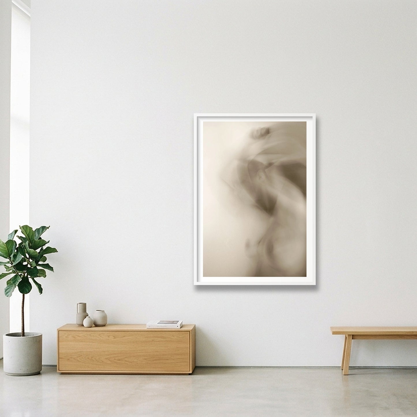 Sarah Grounds – Rage — 70×100cm, 28×39" White Frame