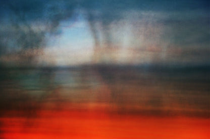 A colorful artistic photo with a blurred background.