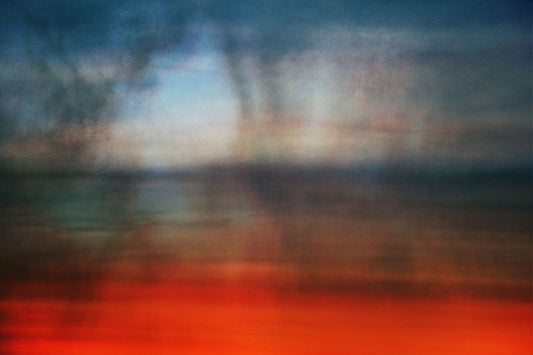 A colorful artistic photo with a blurred background.