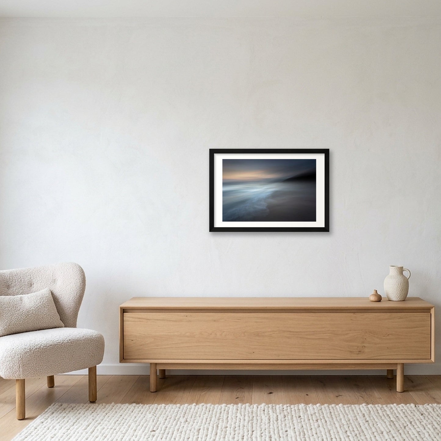 Mark Cornick – Gwenver Glow — 45×30cm, 18×12" Black Frame