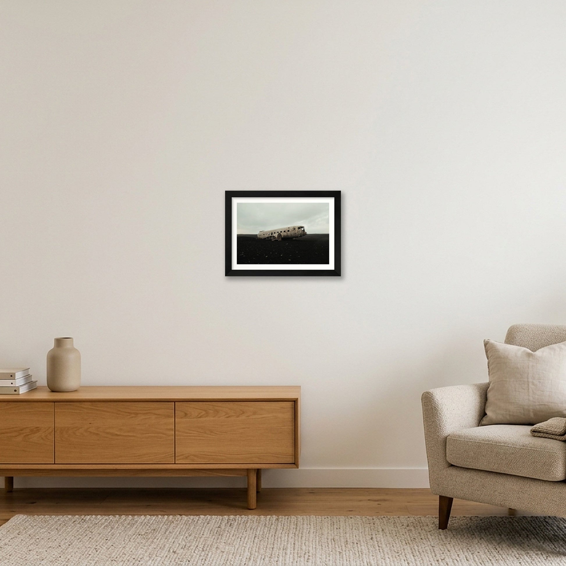 María José Luque – Scrap-Iron — A4 (30×21cm, 12×8") Black Frame
