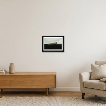 María José Luque – Scrap-Iron — A4 (30×21cm, 12×8") Black Frame
