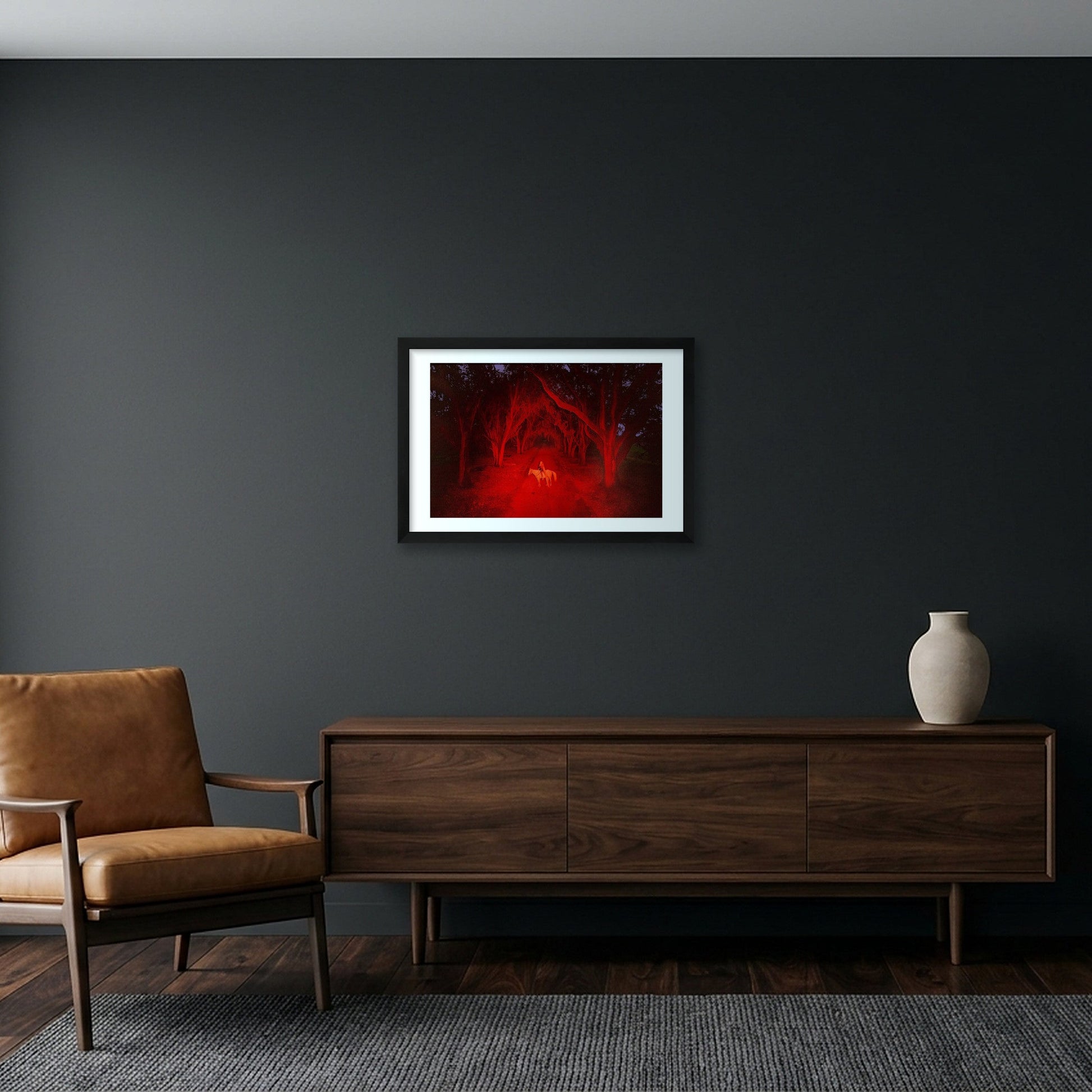 Briscoe Park – Alone Again — 45×30cm, 18×12" Black Frame