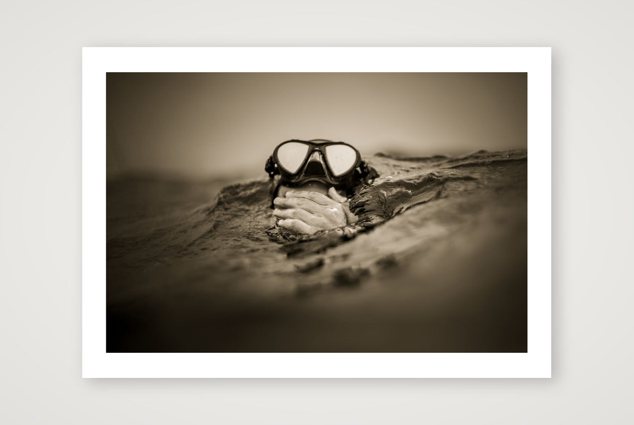 JF Julian – Guillaume Nery, South of France — A4 (30×21cm, 12×8") Print only