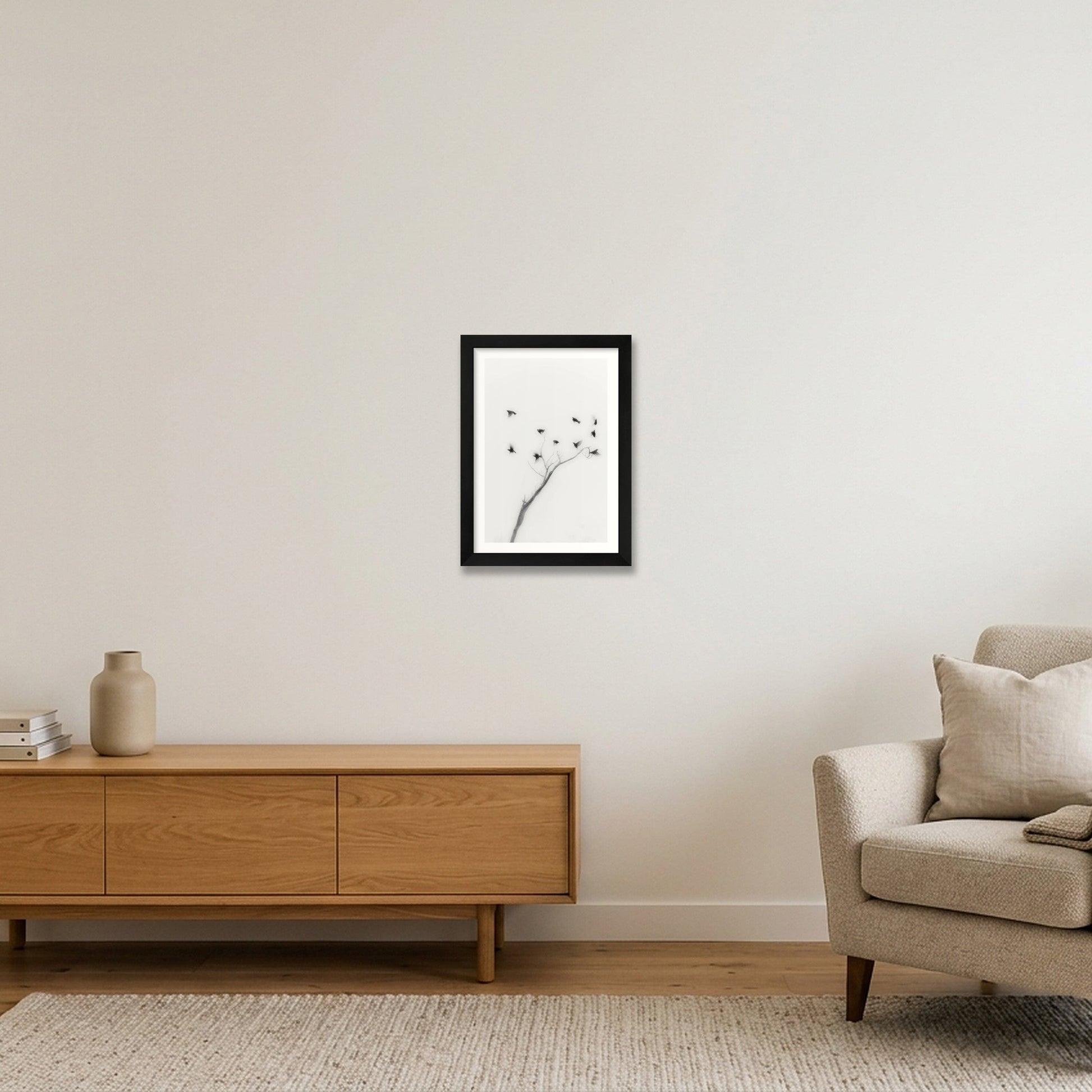 Michael Johnson – Thirteen Ways of Looking — A4 (21×30cm, 8×12") Black Frame