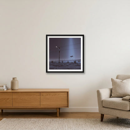 Jermaine Saunders – Leaving 2020 — 50×50cm, 20×20" Black Frame