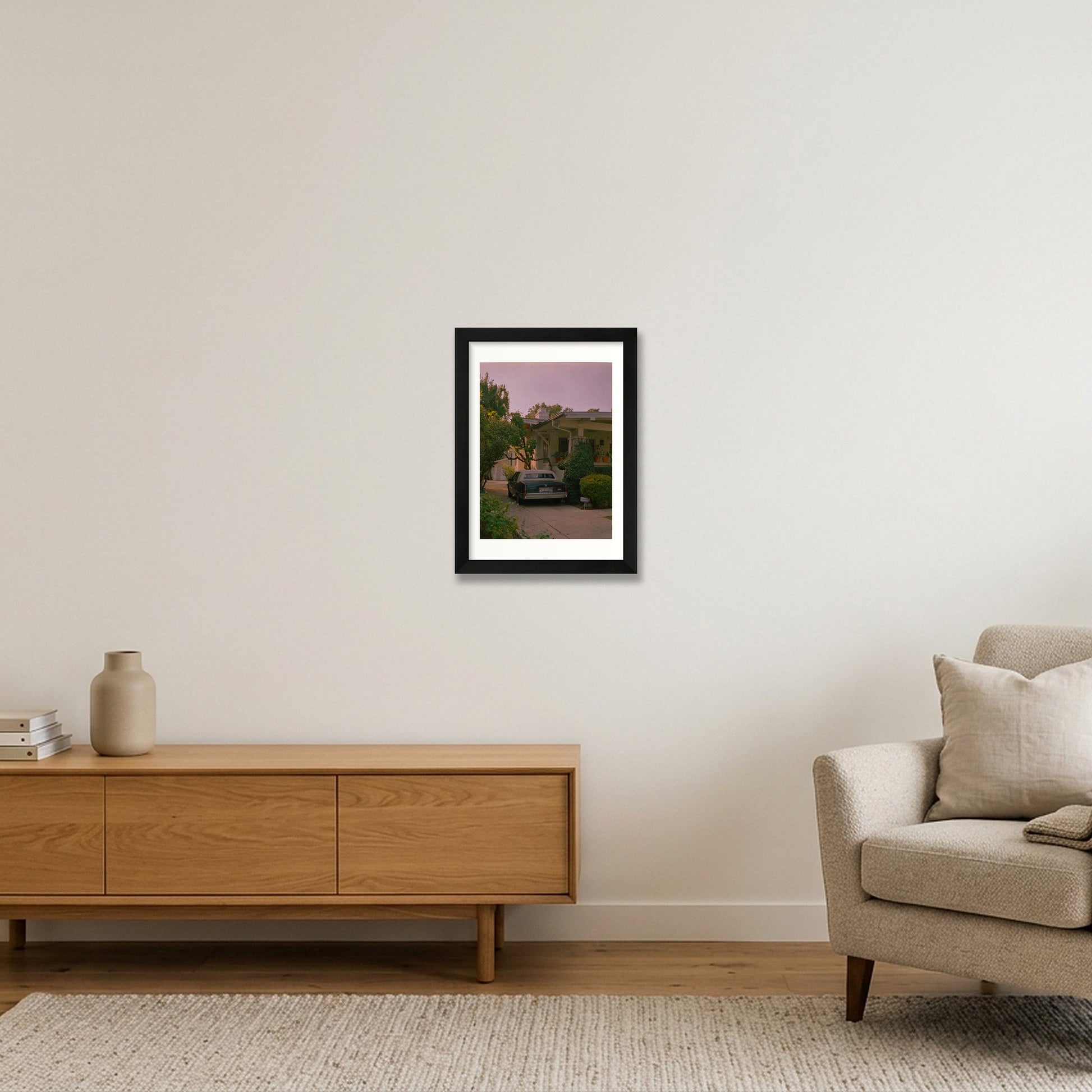 Michael Baisa  – Too Young To Burn — A4 (21×30cm, 8×12") Black Frame