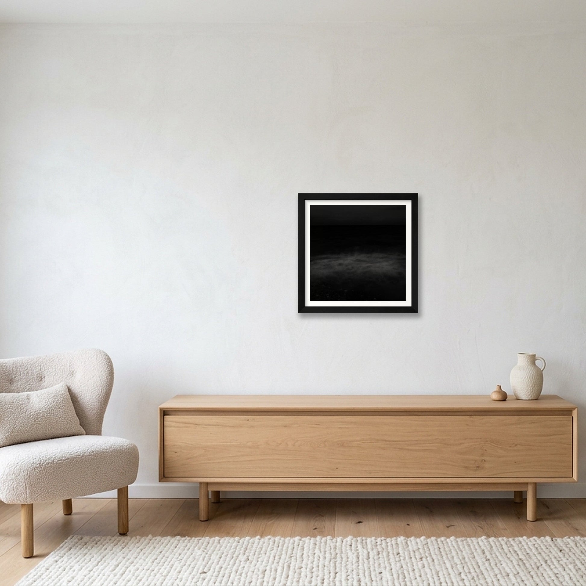 Fernando Flores Huecas – Serendipia — 30×30cm, 12×12" Black Frame