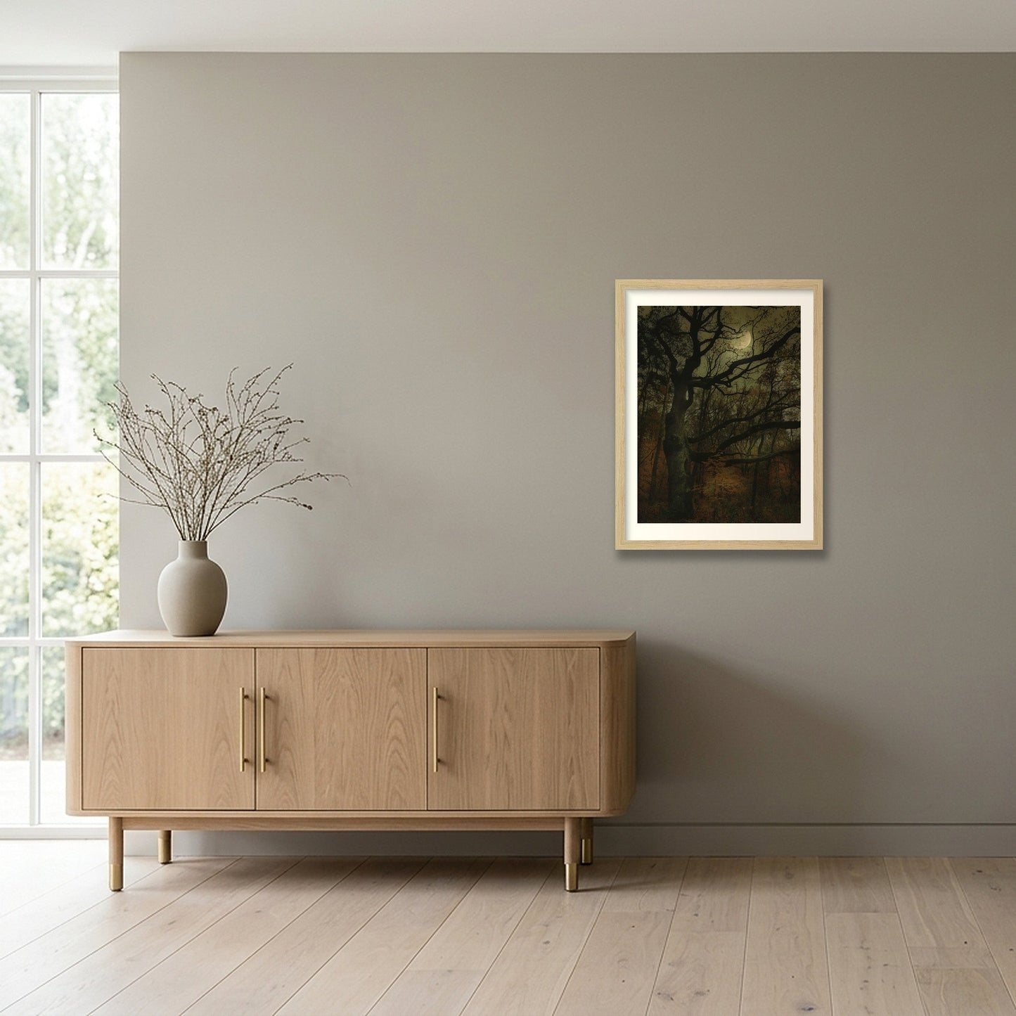 Krismaya – Untitled #2 — 30×40cm, 12×16" Oak Frame