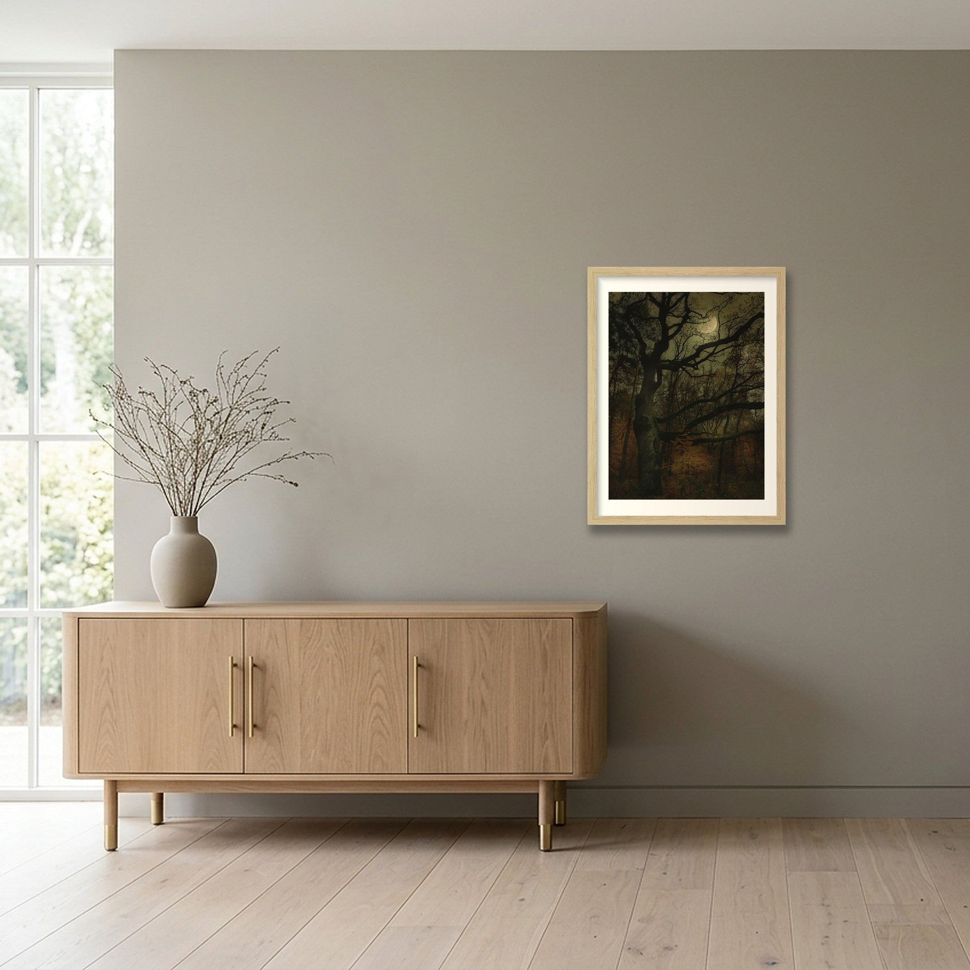 Krismaya – Untitled #2 — 30×40cm, 12×16" Oak Frame