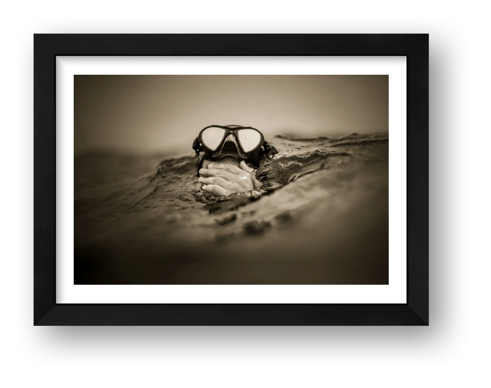 JF Julian – Guillaume Nery, South of France — framed