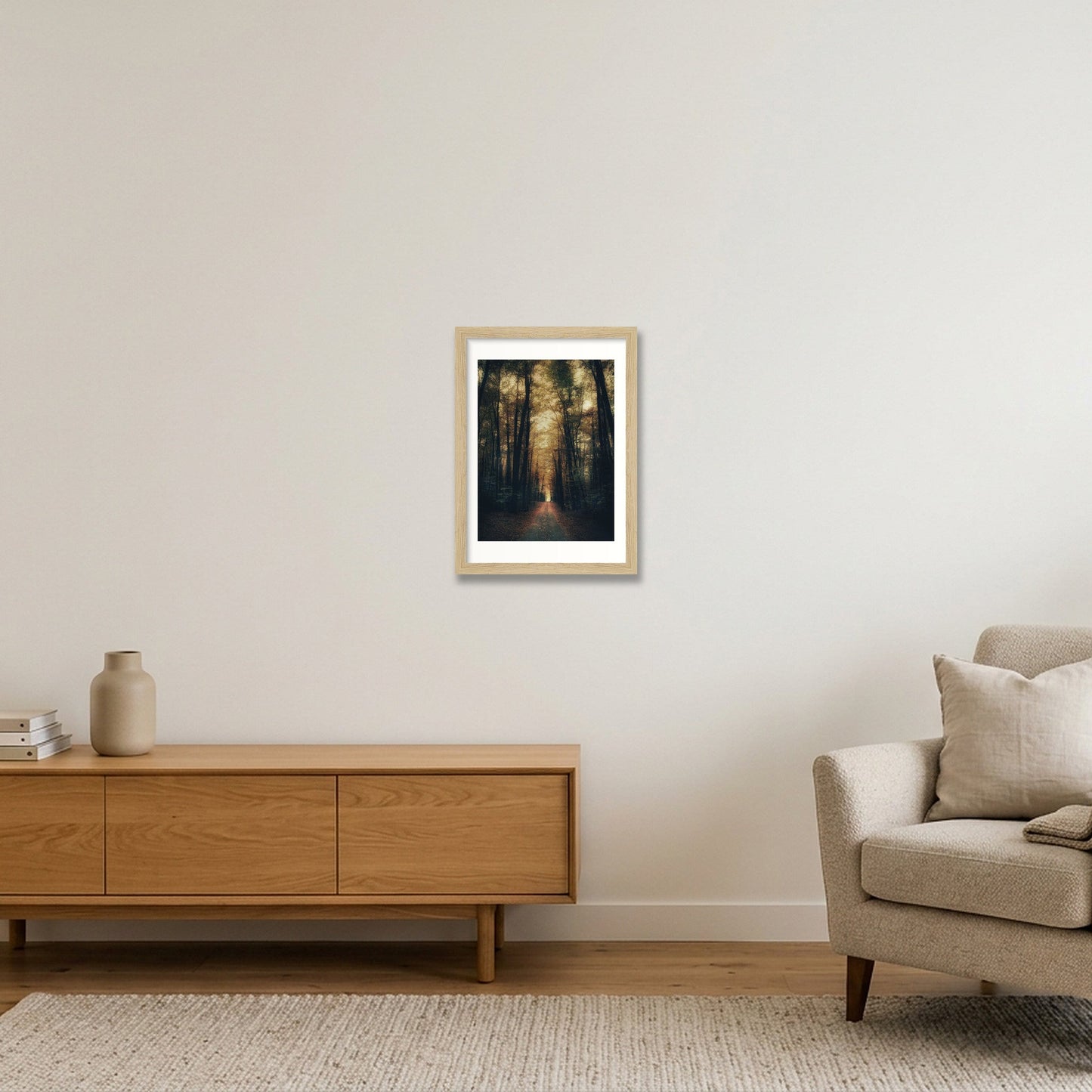 Krismaya – Untitled — A4 (21×30cm, 8×12") Oak Frame