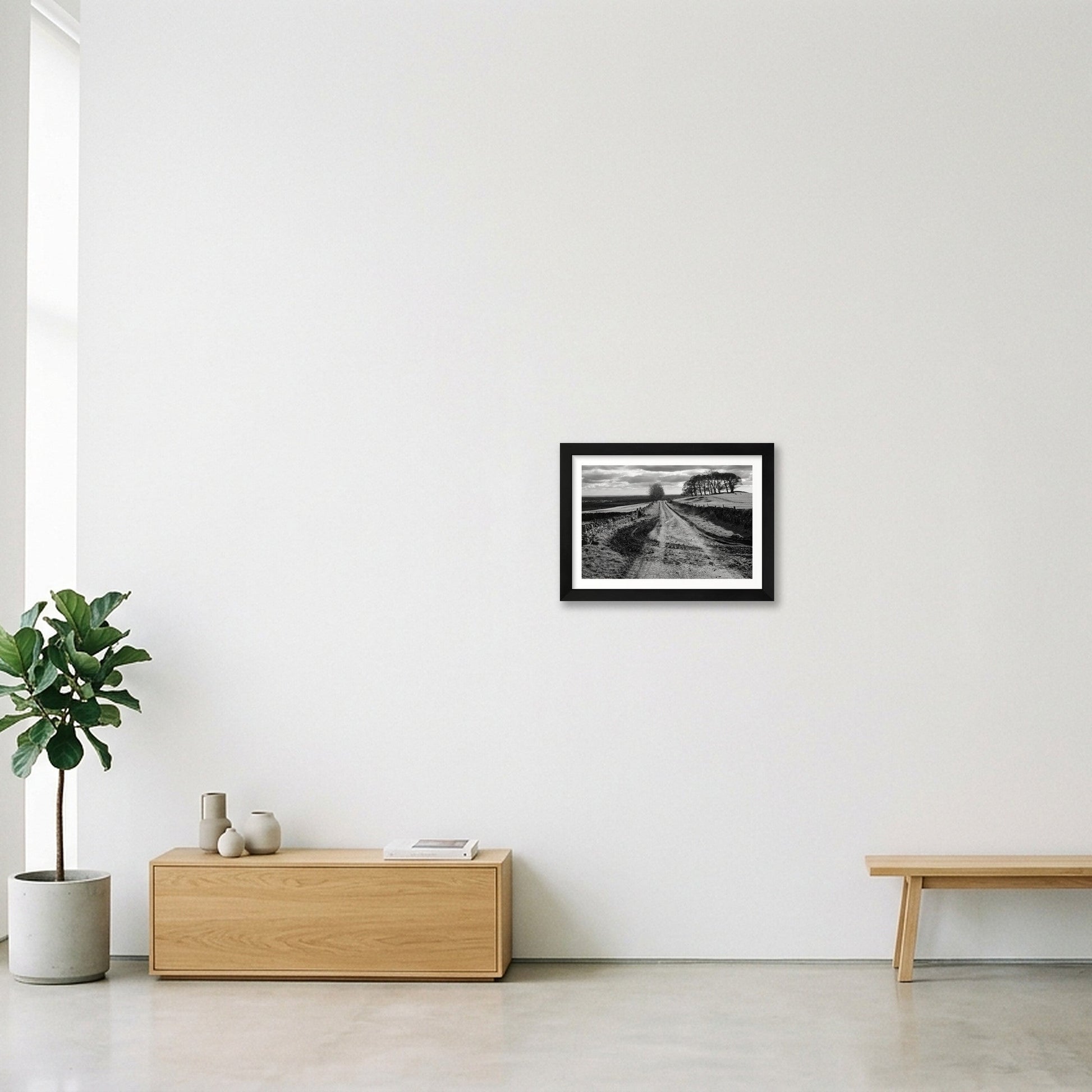 Robin Weaver – Muddy Tracks — A4 (30×21cm, 12×8") Black Frame