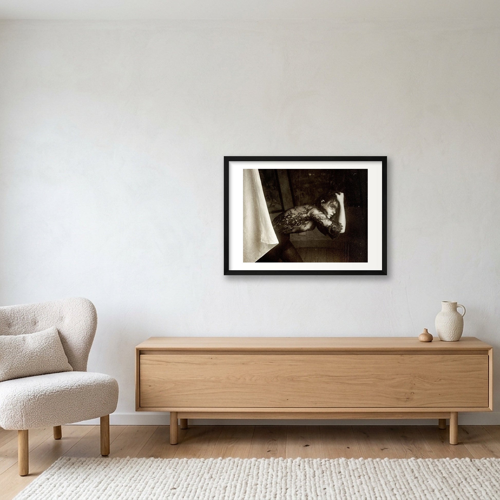 Ellen Kydd – Self Portrait — 59×42cm, 23×17" Black Frame