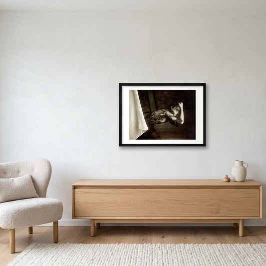 Ellen Kydd – Self Portrait — 59×42cm, 23×17" Black Frame