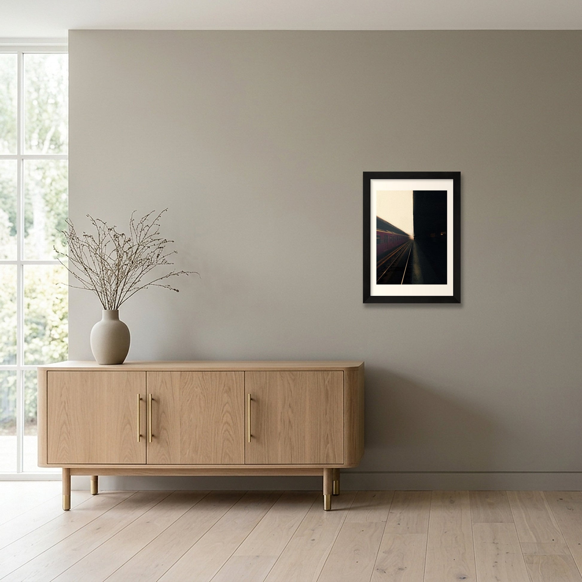 Sina Eivari – Expectation — A4 (21×30cm, 8×12") Black Frame