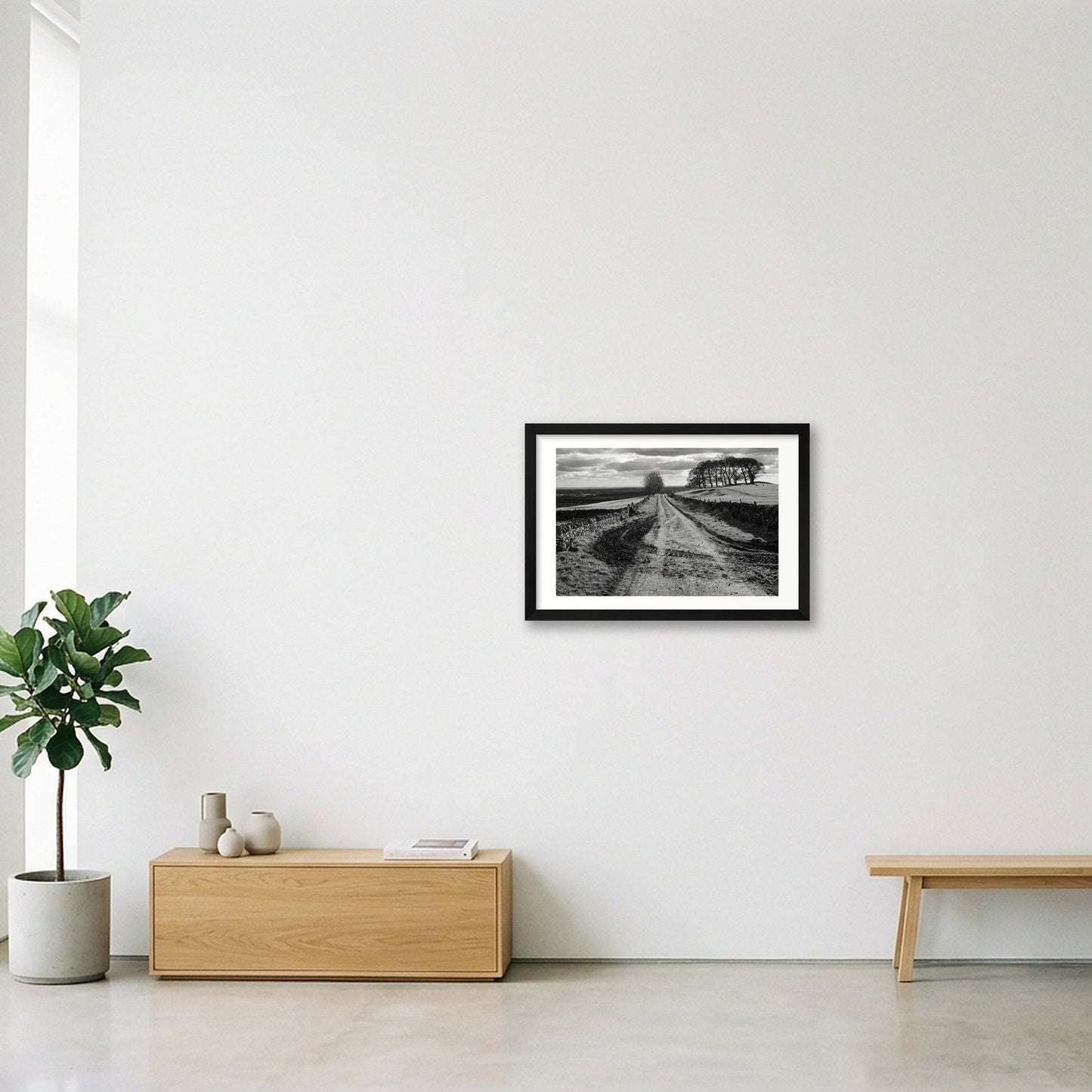 Robin Weaver – Muddy Tracks — 45×30cm, 18×12" Black Frame