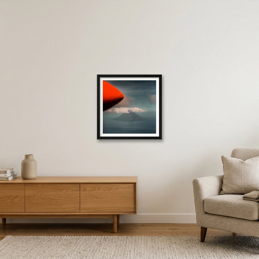Katie Edwards – Lopevi — 40×40cm, 16×16" Black Frame