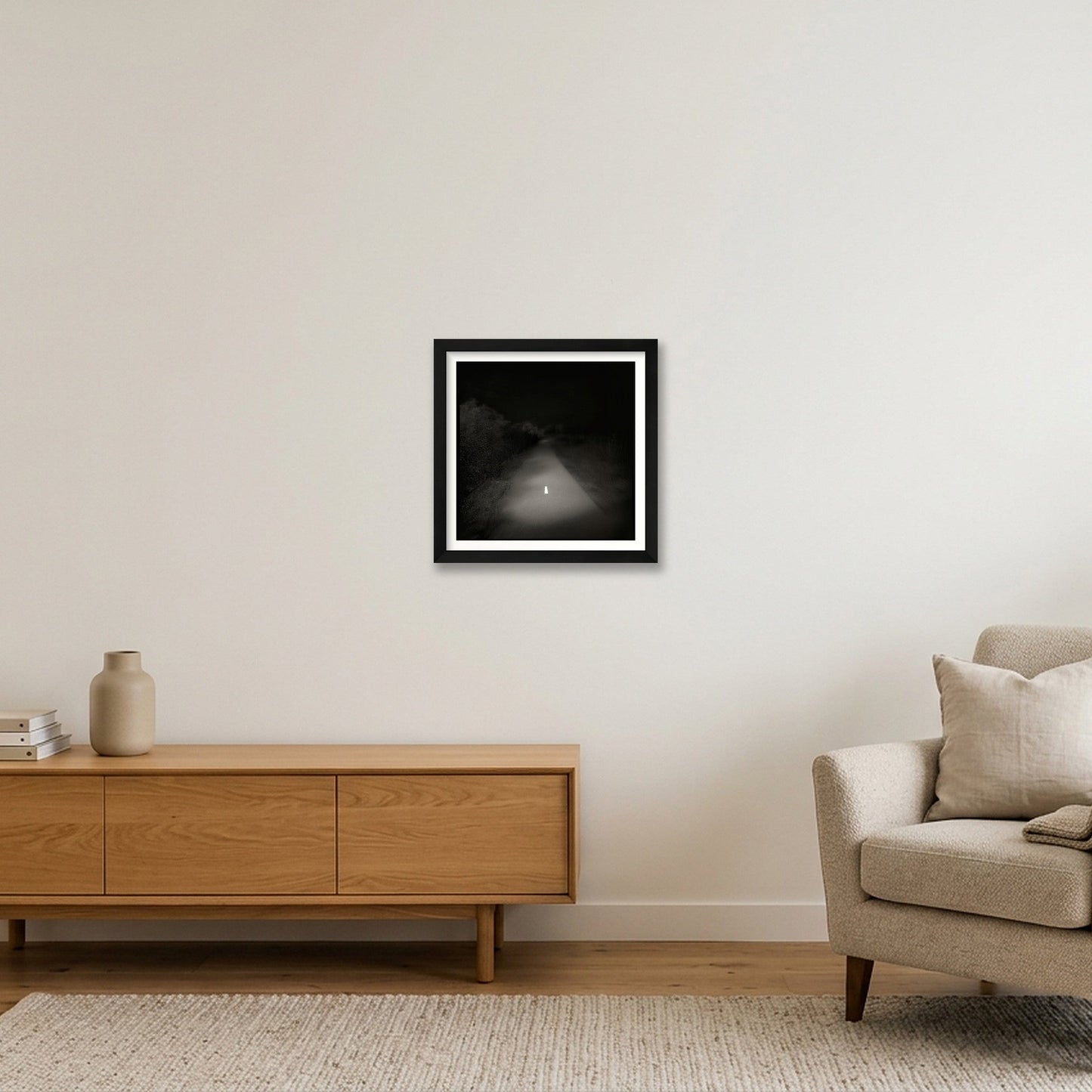 Fernando Flores Huecas – Serendipia II — 30×30cm, 12×12" Black Frame