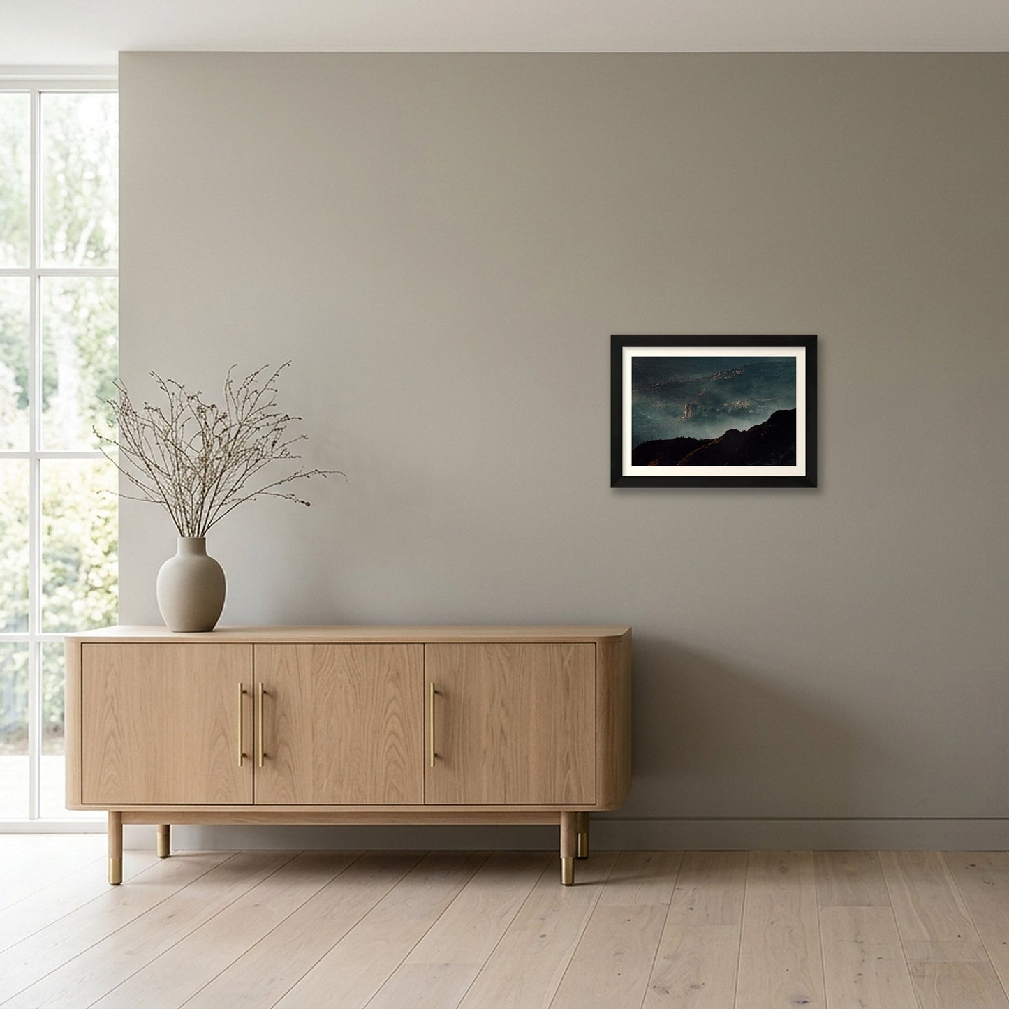 Michael Dunn Caceres – Layers — A4 (30×21cm, 12×8") Black Frame