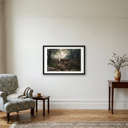 Jamie Tilley – Hereford Cow — 60×40cm, 24×16" Black Frame