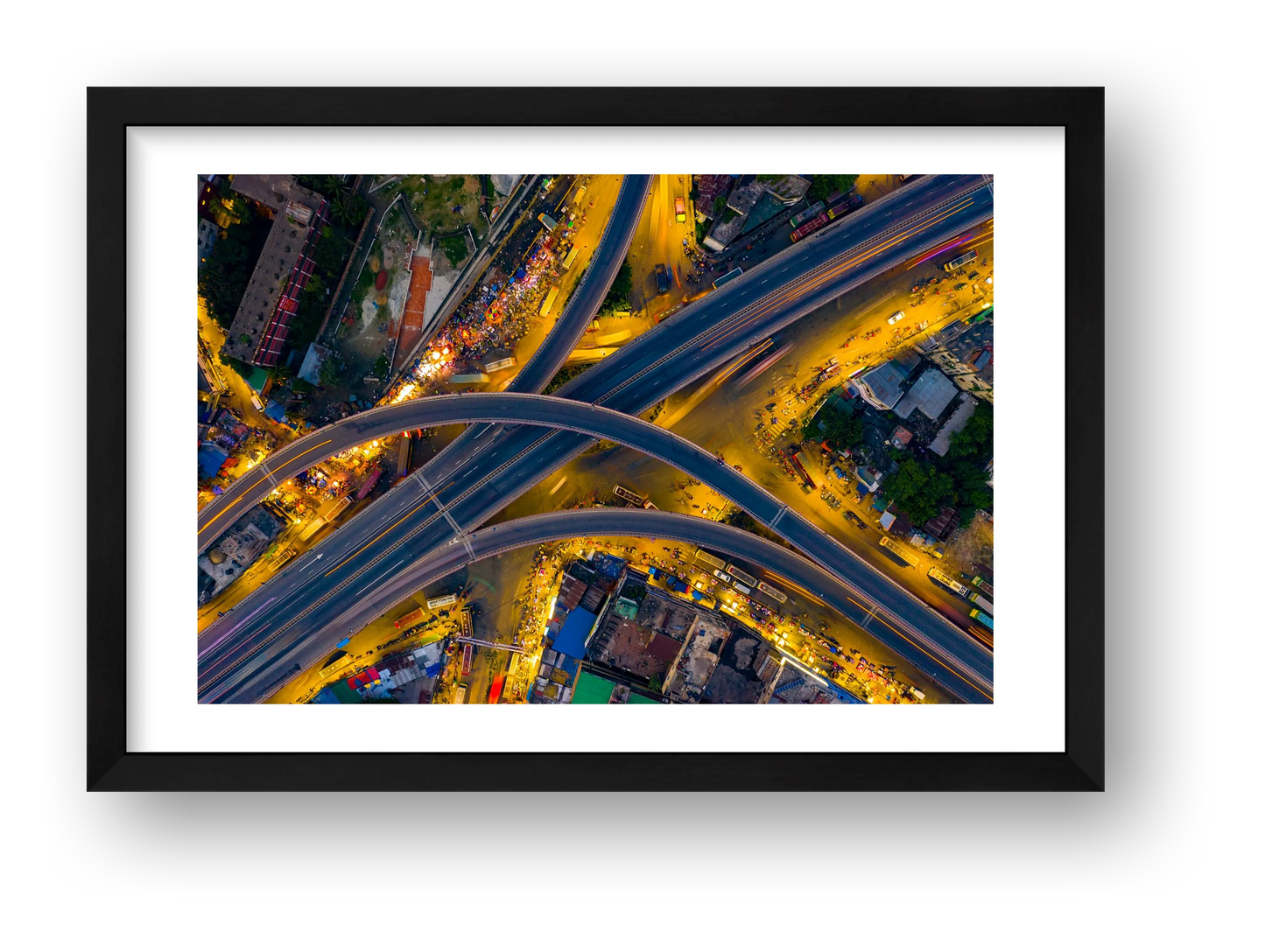Azim Khan Ronnie – Mayor Mohammad Hanif Flyover — framed