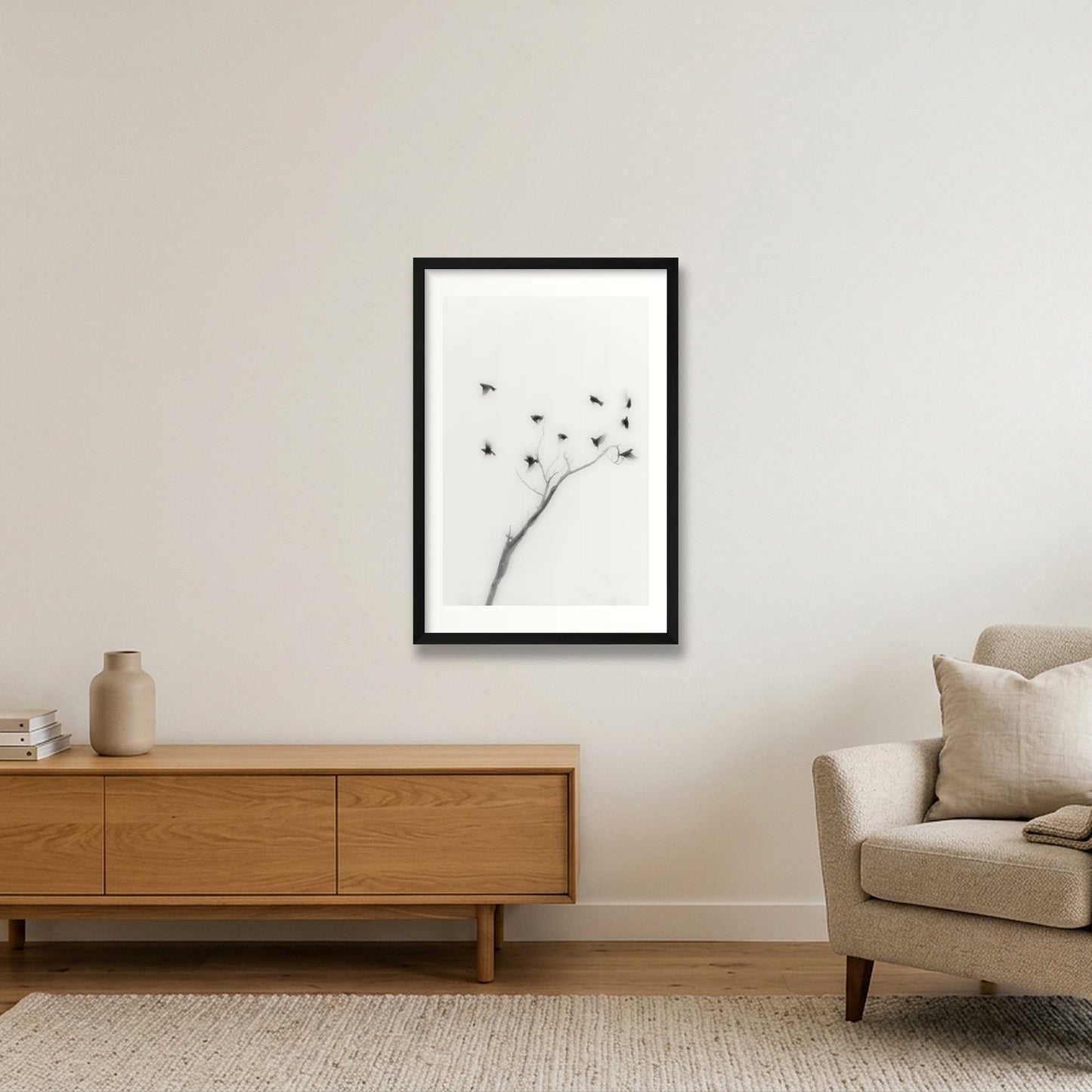 Michael Johnson – Thirteen Ways of Looking — 40×60cm, 16×24" Black Frame