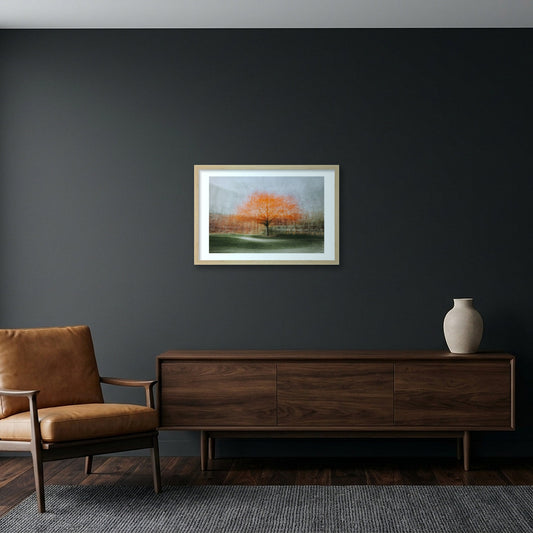 Aeon – Spring on Washtenaw — 45×30cm, 18×12" Oak Frame
