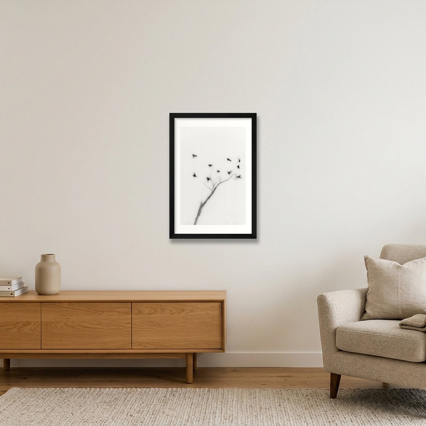 Michael Johnson – Thirteen Ways of Looking — 30×45cm, 12×18" Black Frame