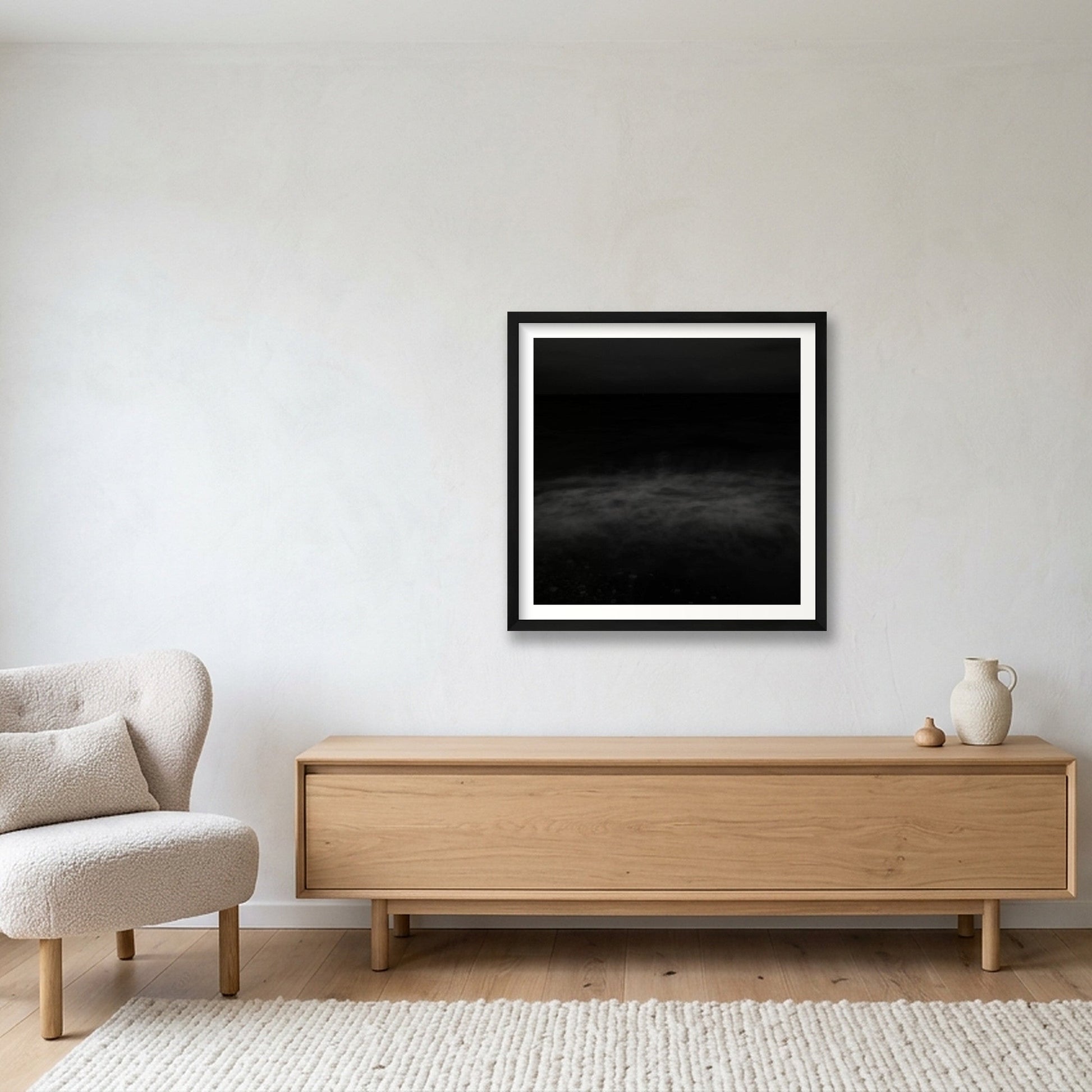 Fernando Flores Huecas – Serendipia — 50×50cm, 20×20" Black Frame