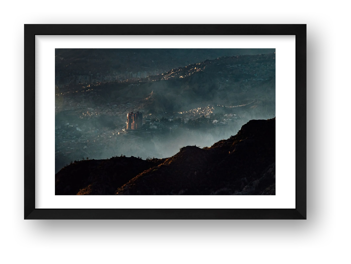 Michael Dunn Caceres – Layers — framed