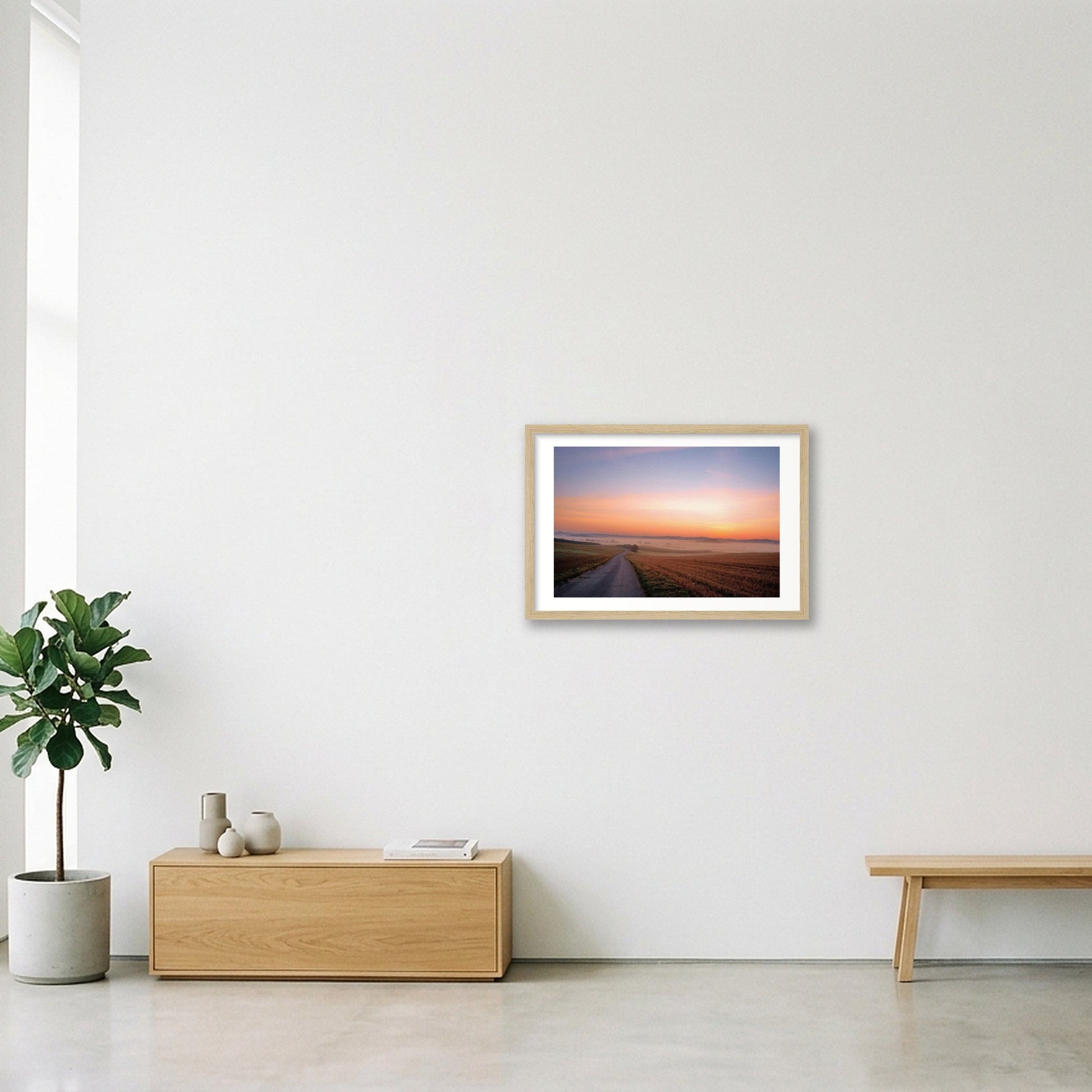 Florian – Untitled #2 — 45×30cm, 18×12" Oak Frame