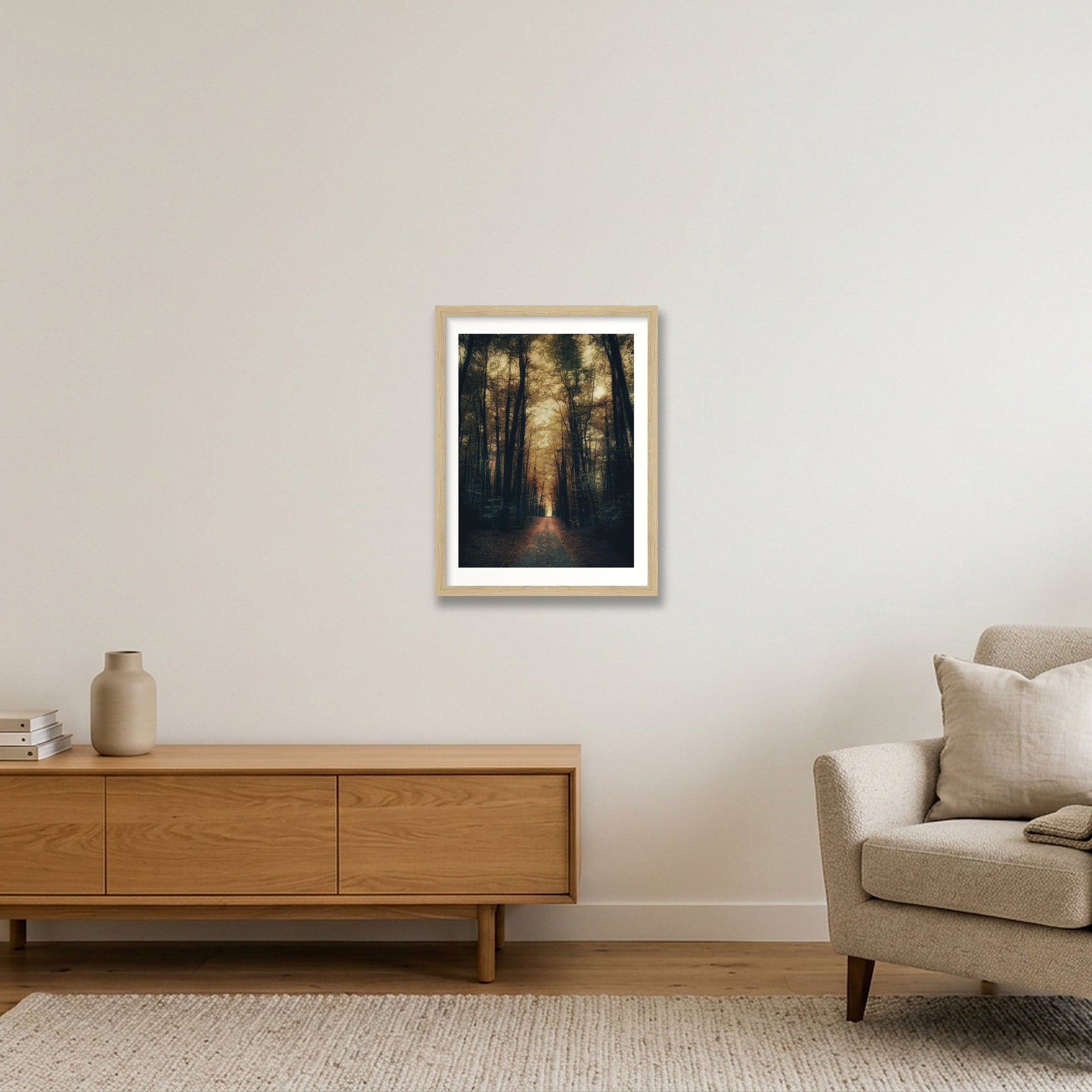 Krismaya – Untitled — 30×40cm, 12×16" Oak Frame