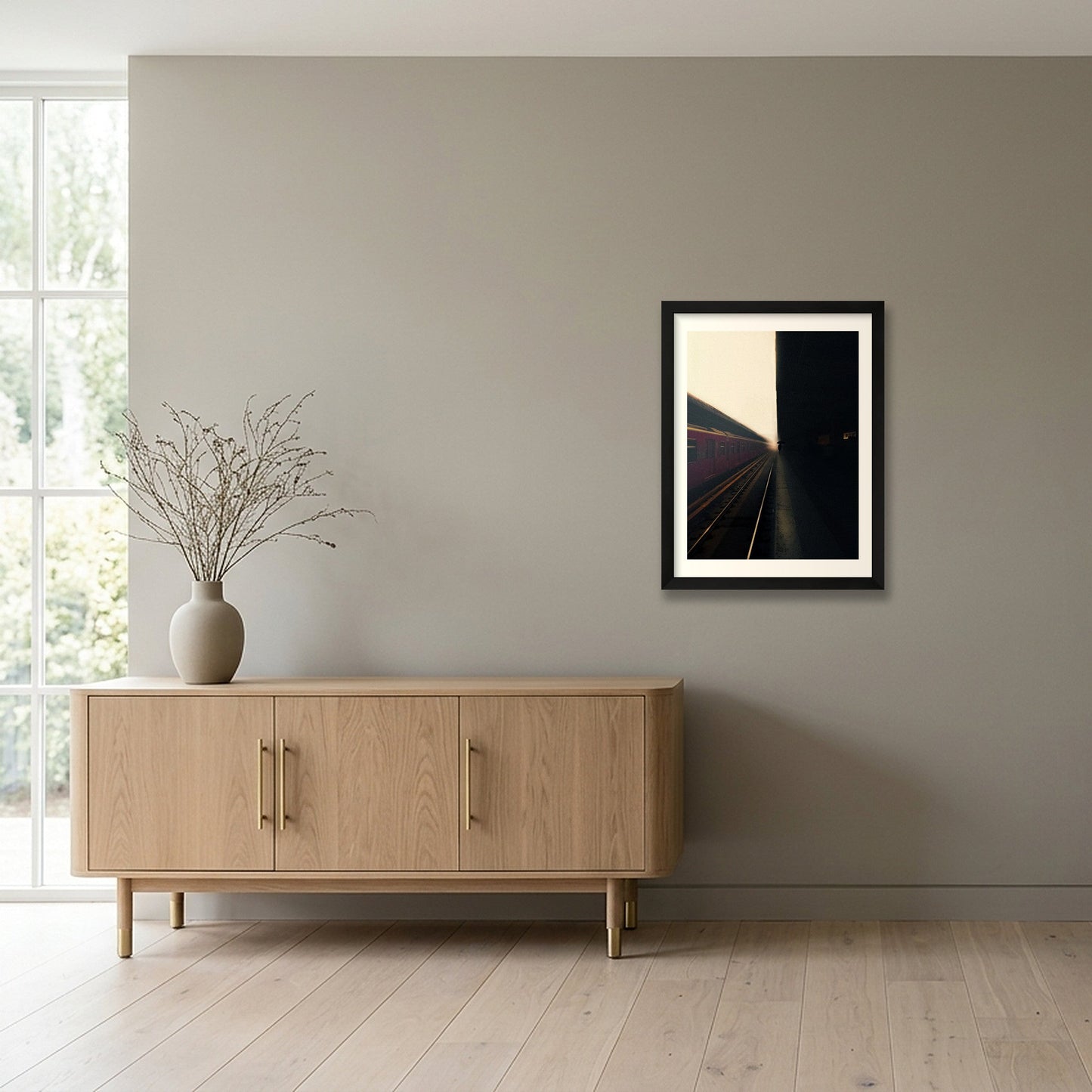 Sina Eivari – Expectation — 30×40cm, 12×16" Black Frame