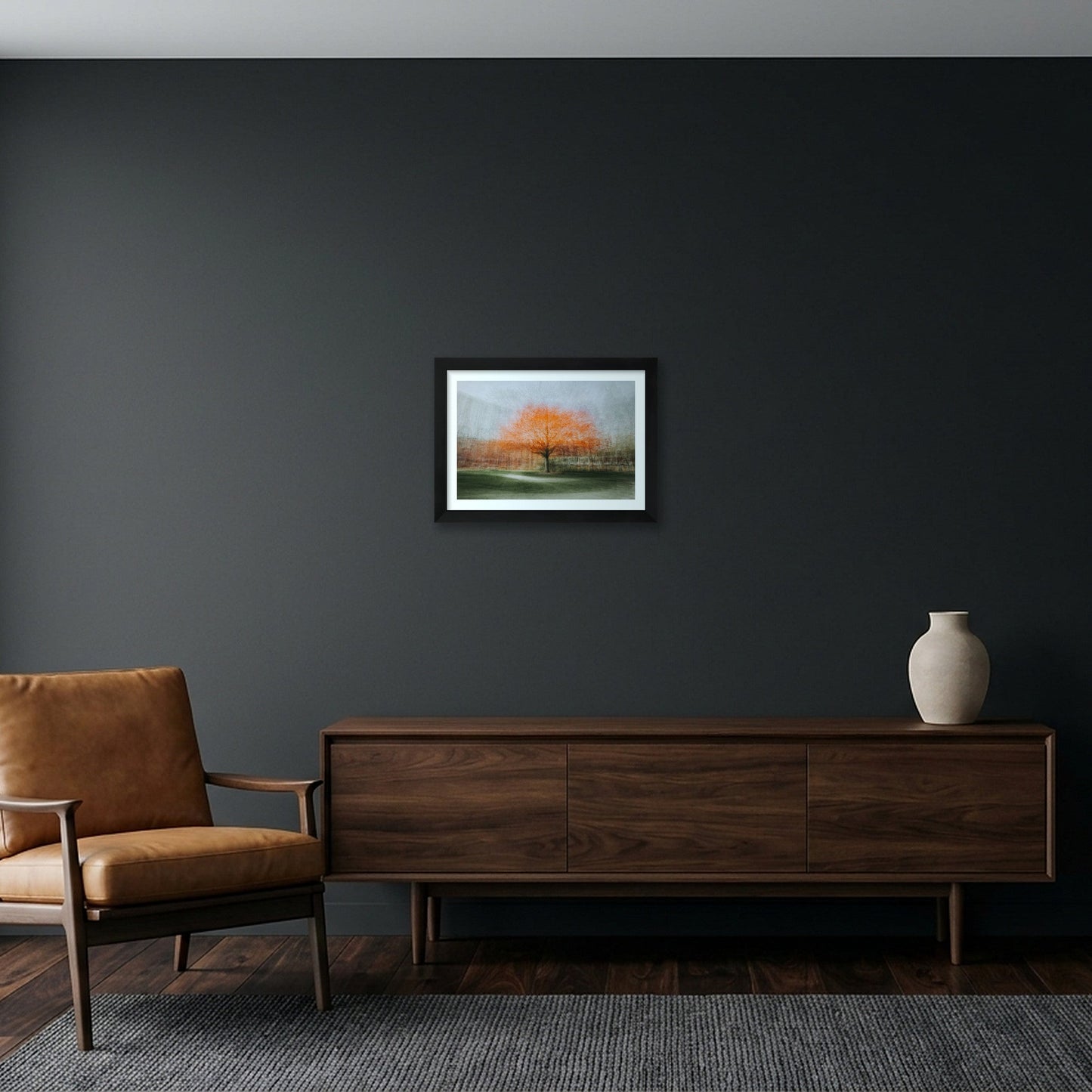Aeon – Spring on Washtenaw — A4 (30×21cm, 12×8") Black Frame