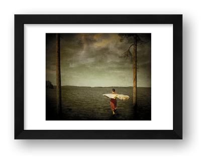 Ana Priscila Rodriguez – No Feet But Water — framed